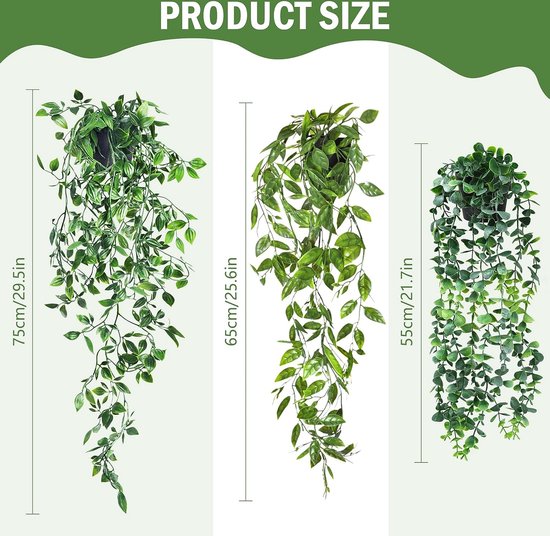 Hangende planten / Kunstplanten | Premiumpotsandplanters