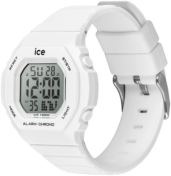 Ice Watch ICE digit ultra - White 022093 Horloge - Siliconen - Wit - Ø 39 mm