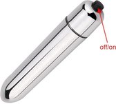 Mini Bullet Vibrator I Mini Vibrator I Vibrator voor Vrouwen I Clitoris en G Spot Stimulatie I Zilver