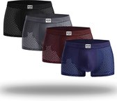 BOXR Underwear - Bamboo Boxershort Heren - 4-Pack - XL - Onderbroeken Heren - Bamboe Ondergoed Heren - Zachte Bamboe Boxershorts voor Mannen