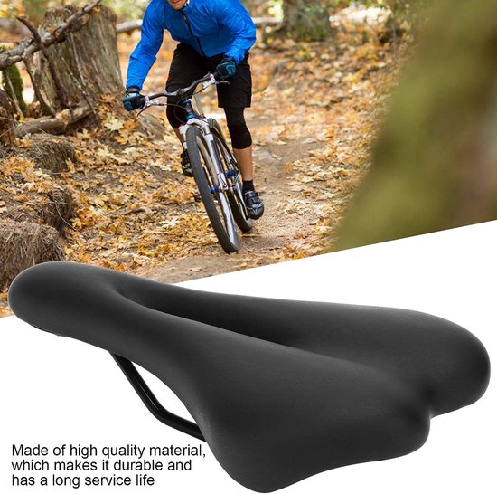 Selle Vtt Gel Gran Fondo Guidoline Selle Vélo ITALIA - Selle Confort Mixte Anti-Vibration Selle Mixte Vélo Route Texture Renforcée