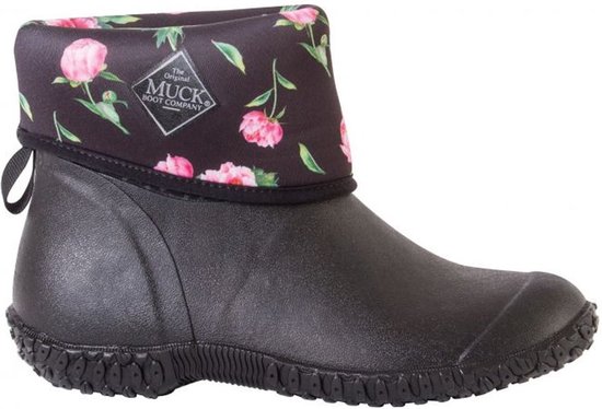 Dames half hoog Muck Boots Muckster II zwart / rose print 39/40
