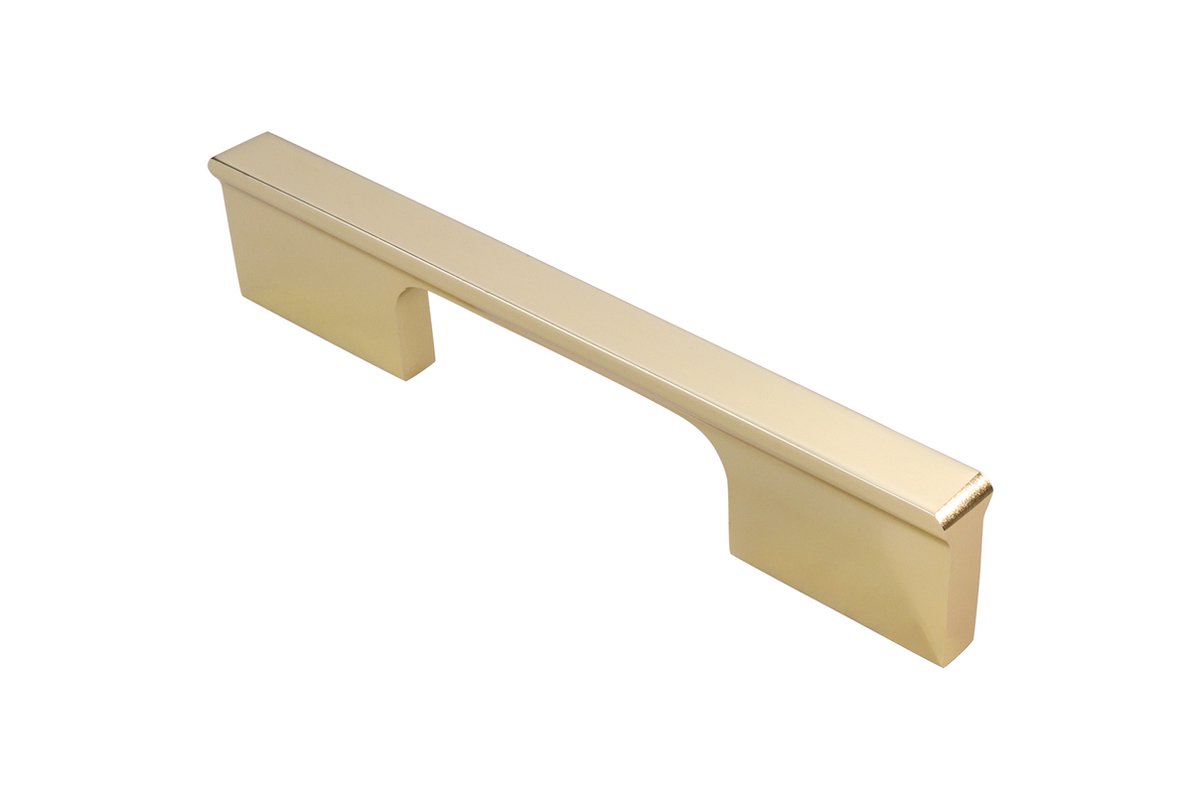 Lavuzo Handgreep Modern Mat Goud 150 mm | Boorafstand 128 mm | Per Stuk