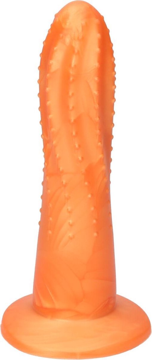 Goedkoopste Ylva & Dite - Prickly Pear - Siliconen dildo - Made in Holland - Satijn Oranje Geel