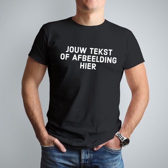 Shirt met tekst achterkant sales