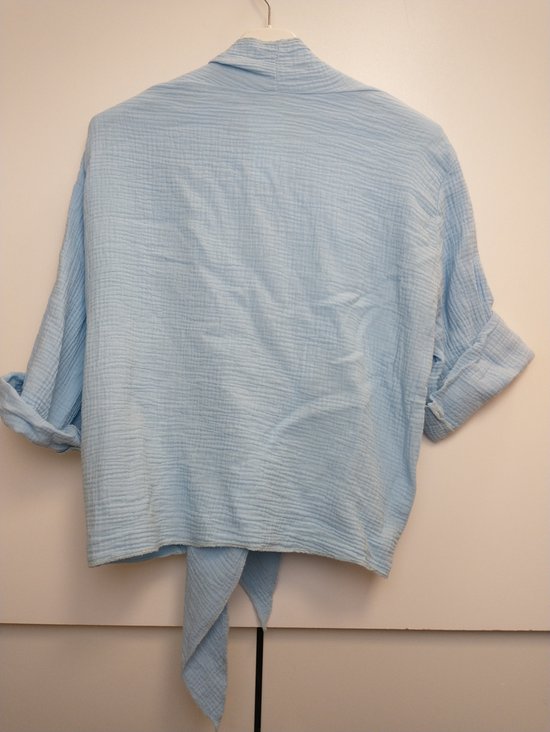 Oyolan Bolero Korte chiffon voor dames, vest met uitlopende mouwen, 3/4 bolero, zomerjas voor jurk met bandjes, bruiloft, S-3XL, Type A Roze, S