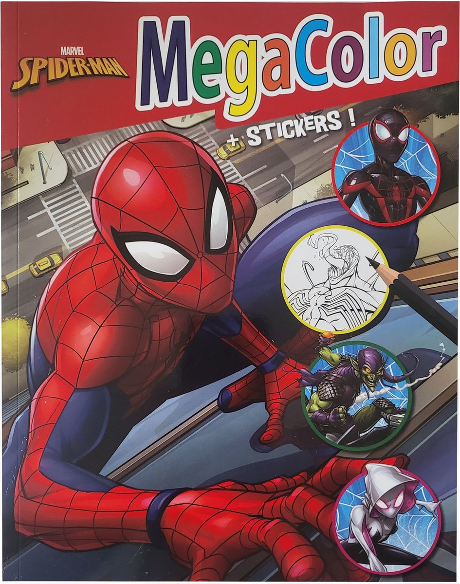 Autocollants de puzzle Spider Man pour enfants, autocollant de