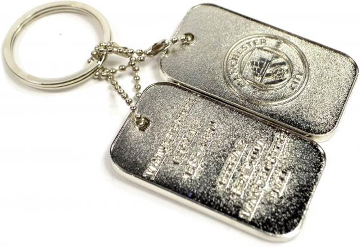 Manchester City sleutelhanger dog tags