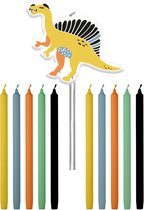 Bougies d'anniversaire Dino Roars 10 cm - 11 pièces