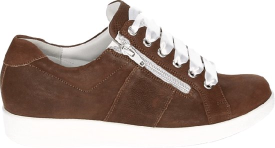 Durea 6211 K - Dames veterschoenen - Kleur: Bruin - Maat: 43