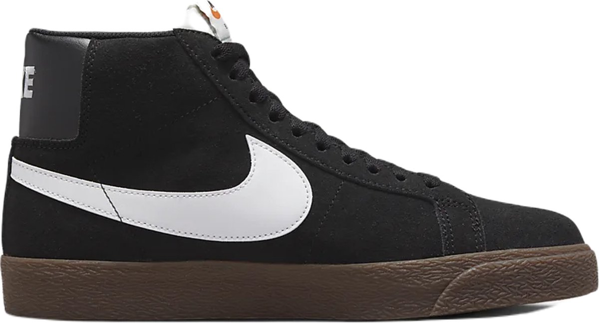 Nike SB Zoom Blazer Mid - Maat 42 - Schoenen Heren - Zwart / Wit