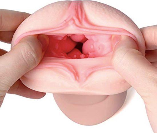 Quick Relief Lisa™ - Masturbator - 2-1 Deepthroat & Pussy - Blowjob - Pocket Pussy en Mond - Sex Toy voor Mannen - 21 cm - Quick Relief