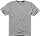 Heren T-shirt 'Nanaimo' met ronde hals Grey Melange - XXL