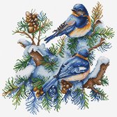 Luca-S The Birds Winter borduren (pakket) B2418