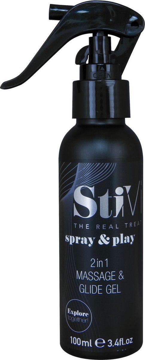 StiVi - Spray&Play 2in1 Massage & Glijmiddel - 100 ml
