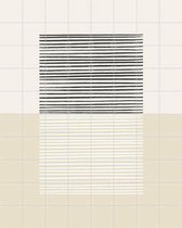 IXXI Minimalism Lines - Wanddecoratie - Grafisch Ontwerp - 160 x 200 cm