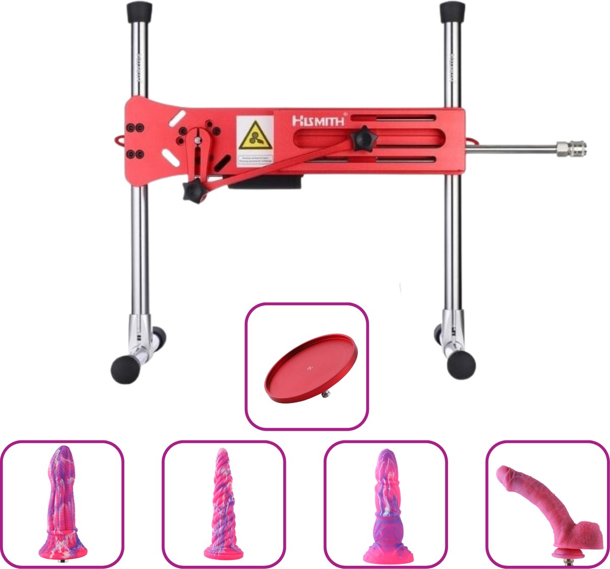 Pro 1 Premium Smart APP Seksmachine bundel Red Passion