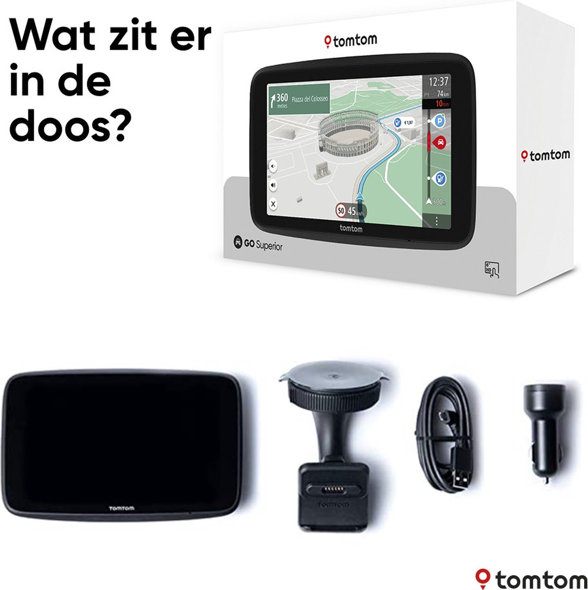 TomTom GO Superior 6 - Autonavigatie - Wereld thumbnail 2