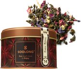 Soolong - 14 - Boîte 100g - Thee Oolong - Super Premium - Thee en Vrac - Chine - Enjoy - Roses - Lavande - Thee Vert - Perles - Design - Exclusif - Durable - Cadeau - Présent - Cadeau d'Affaires - Cadeau - Pasen - Fête des Mères
