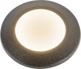 QAZQA aldo - Moderne LED Grondspot - 1 lichts - Ø 4.5 cm - Zwart - Buitenverlichting