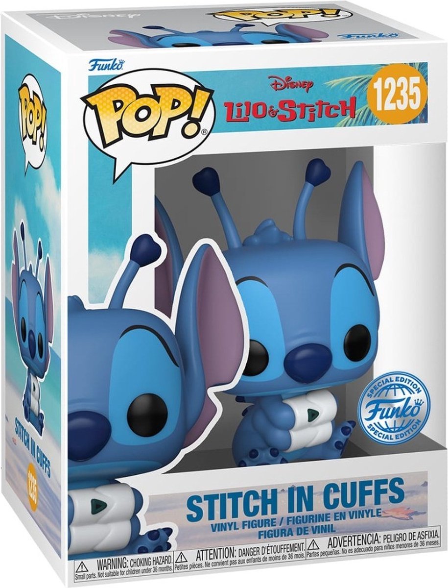 Lilo & Stitch Stitch in Cuffs vinylfiguur 1235 Unisex Funko Pop! - Neutraal - Standard — afbeelding 3