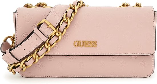 Guess Geva Convertible Xbody Flap Sac Femme - Taille Unique - Logo Rose
