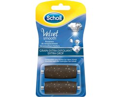 Scholl Velvet Smooth - Navulling Elektrische Eeltverwijderaar - Extra Grof - Voetvijl - 2 Stuks