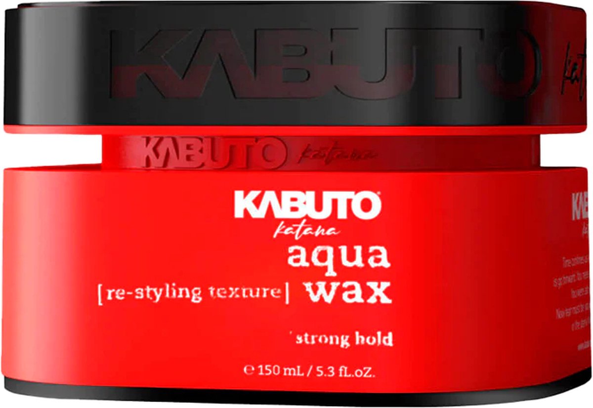 Kabuto - Katana - Hair Aqua Wax - Strong Hold - Red - 150ml