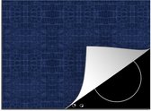 KitchenYeah® Inductie beschermer 65x52 cm - Inductie beschermer - Leer - Blauw - Dierenhuid - Kookplaataccessoires - Afdekplaat voor kookplaat - Inductiebeschermer - Inductiemat - Inductieplaat mat