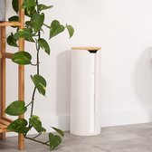 Vrijstaande Toiletpapierhouder met Opslagplank - Geen Boren nodig - Rol