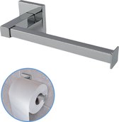 Sanics Toiletrolhouder Zilver Inclusief Montage set - WC Rolhouder RVS - WC Papier Houder - Closetrolhouder