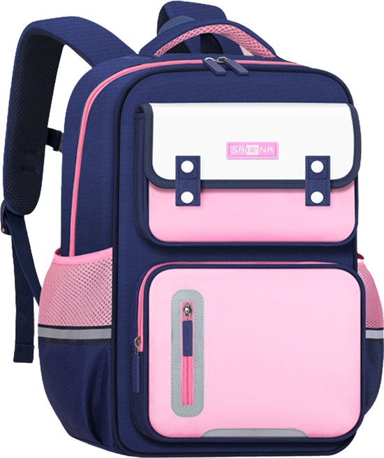 BAZORO® Backpack Child - 20 L - Sac à dos enfant - Avec bandes réfléchissantes - Toddler - Toddler - Rose