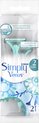 Gillette Simply Venus With a Touch of Aloe Travelpack 2 Disposable Razors (2 Wegwerpscheermesjes )