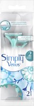 Gillette Simply Venus With a Touch of Aloe Travelpack 2 Disposable Razors (2 Wegwerpscheermesjes )