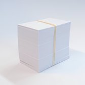 Blanco flashcards/visitekaartjes 85x55mm 5000 stuks