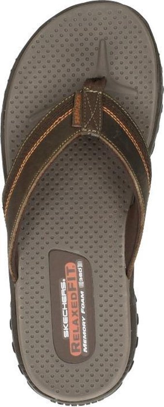 Skechers Reggae-Cobano Slippers Heren - Brown - Maat 47,5 | Bestel nu!