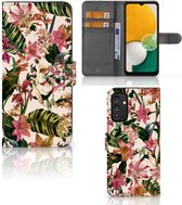 GSM Hoesje Geschikt voor Samsung Galaxy A14 4G Fotohoesje ontwerpen Flowers