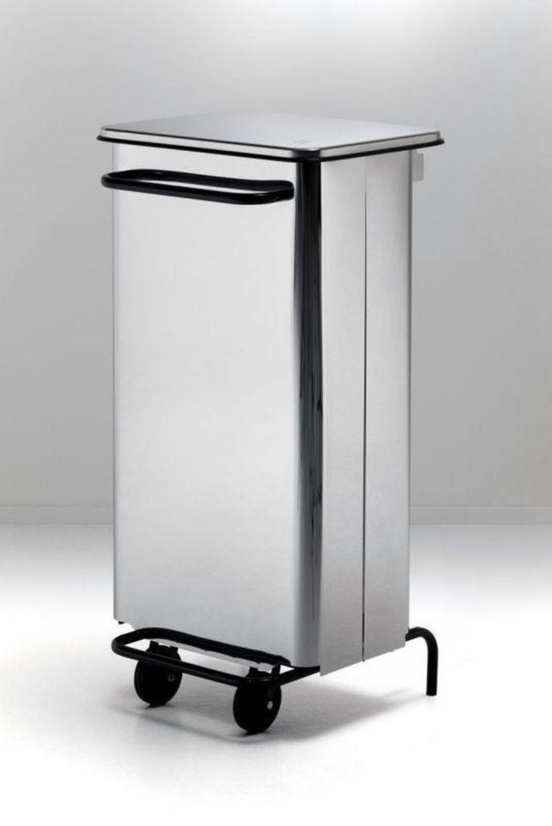 Graepel G-Line Pro Rettangola Pedal dustbin in 70 l or 110 l - Stainless steel