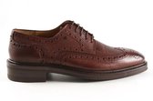 Van Bommel 17093/06 G+  Veterschoenen - Cognac- Heren maat 42