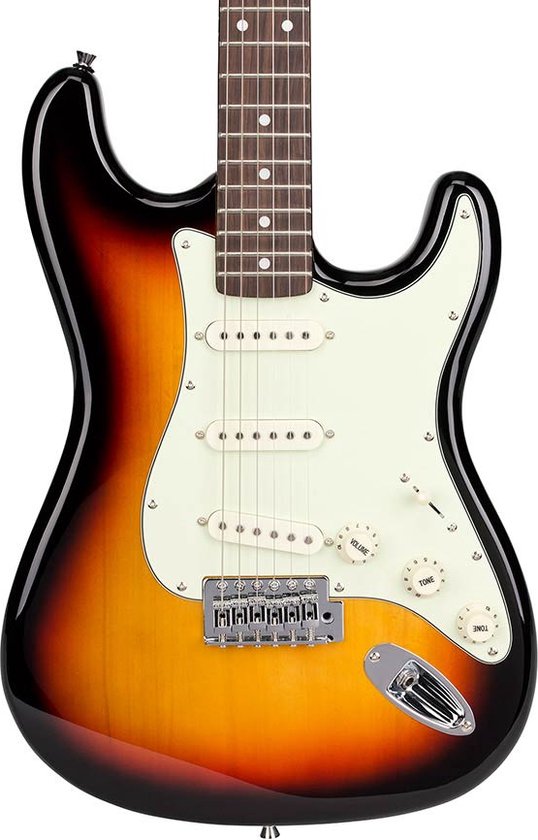 Elektrische gitaar SX VTG Series SST623TS Sunburst incl. tas