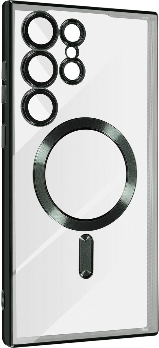 MagSafe case geschikt voor Samsung Galaxy S23 Ultra groen