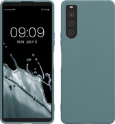 kwmobile telefoonhoesje geschikt voor Sony Xperia 10 V - Hoesje voor smartphone - Back cover in Arctische nacht