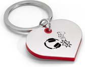 Akyol - controller sleutelhanger hartvorm - Gamer - beste gamer - computerspel - games - leuk cadeau voor iemand die van gamen houd