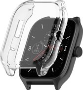 Beschermende watch case - hoesje - geschikt voor Amazfit GTS 4 - transparant