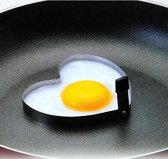 CHPN - Moule à pâtisserie en forme de cœur - Cœur - Moule à œufs - Cuisson des œufs - Moules à pâtisserie pour œufs au plat - Forme de cœur - En forme de cœur - Œuf en Hartjes - Moule à crêpes