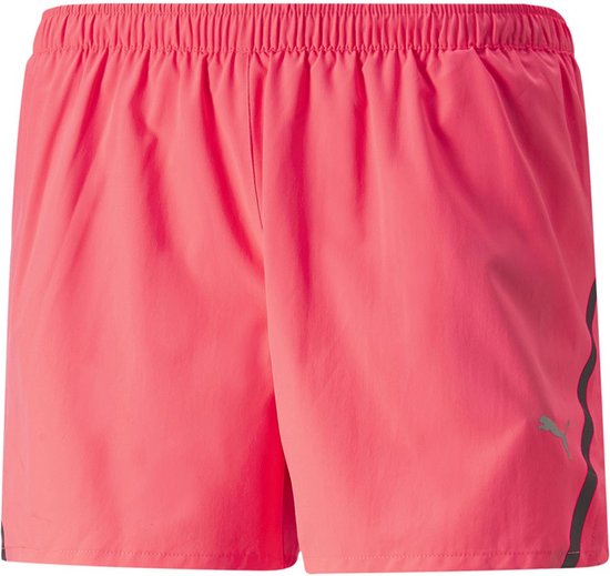 Puma Run Ultraweave S 3'' Short Dames - Sportbroeken - rood/wit - Vrouwen