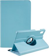 360 Rotating Book Case - Geschikt voor Lenovo Tab M9 Hoesje - Lichtblauw