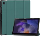 Tri-Fold Book Case met Wake/Sleep - Geschikt voor Samsung Galaxy Tab A8 10.5 (2021) Hoesje - Groen