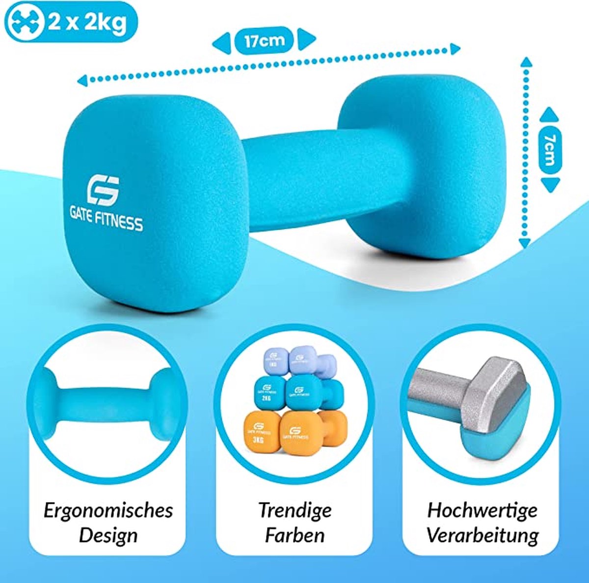 De vier beste oefeningen met dumbbells voor beginners