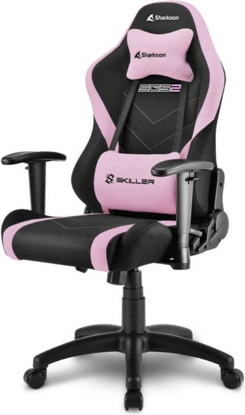 Sharkoon SKILLER SGS2 Jr., Siège gaming Noir/Rose